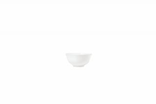 Syracuse China Fruit Soup Bowl w/ International Pattern & Shape, Ultra White Bone China Body