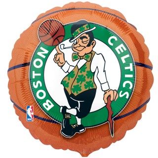 Boston Celtics Basketball Foil Balloon