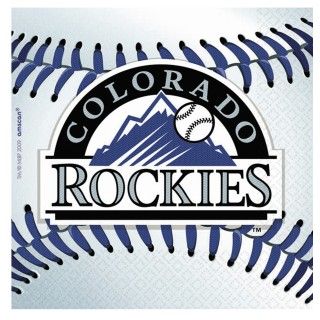 Colorado Rockies Baseball   Beverage Napkins