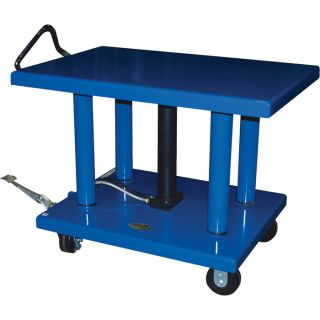 Vestil Manual Hydraulic Post Table   6000 Lb. Capacity, Model HT 60 3248