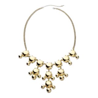 Bold Elements Chunky Statement Necklace, Gold