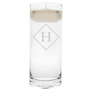 Diamond Initial Floating Unity Candle H