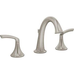 Symmons SLW 5512 STN Satin nickel Elm 8 in. Widespread 2 Handle Lavatory Faucet