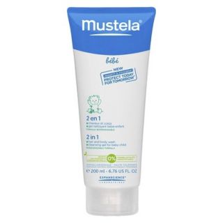 Mustela 2 in 1 Hair and Body Wash   6.76 oz.