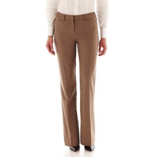 Worthington Modern Fit Angle Pocket Pants, Brown, Womens