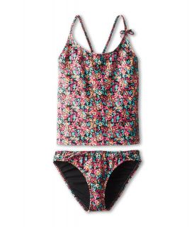 ONeill Kids Abstract Floral Tankini Girls Swimwear Sets (Black)