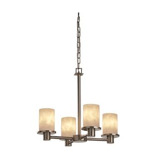 Rondo 4 light Nickel Chandelier