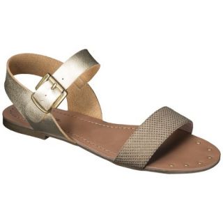 Womens Mossimo Supply Co. Lakitia Sandals   Gold 9