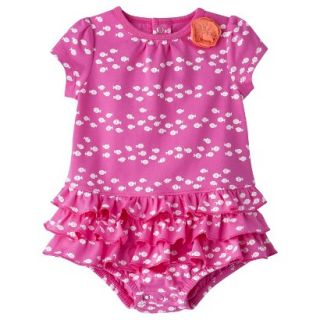 Just One YouMade by Carters Newborn Girls Jumpsuit   Pink/White NB