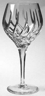 Stuart Winchester Water Goblet   Multisided Stem,    Swirl Cuts