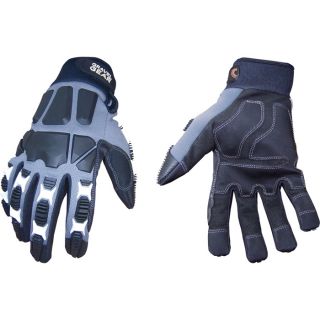 Gravel Gear Impact Performance Work Gloves   Gray/Black, Large