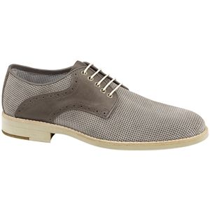 Johnston & Murphy Mens Ellington Perfed Saddle Grey Shoes, Size 11 W   20 0759