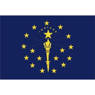 Indiana State Flag   4 x 6