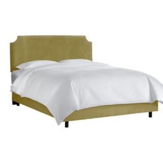 Skyline King Bed Skyline Furniture Lombard Nail Button Notched Bed   Premier