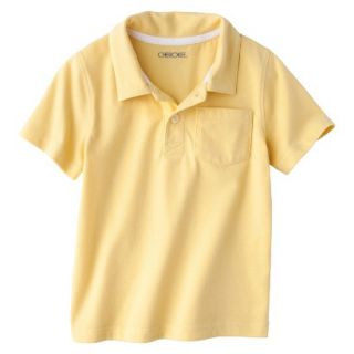 Cherokee Infant Toddler Boys Short Sleeve Polo Shirt   Yellow 18 M