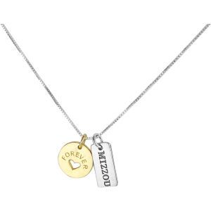 Missouri Tigers Silver Forever Tag Necklace