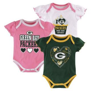 NFL Girls 3 Pack Packers 3 6 M