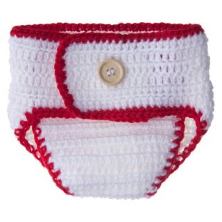 Sodorable Infant Boys Reusable Diaper Cover   White/Red