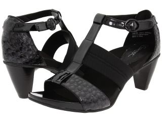 Aetrex Essence#8482; Sofia   Lynco Footbed Womens Dress Sandals (Black)