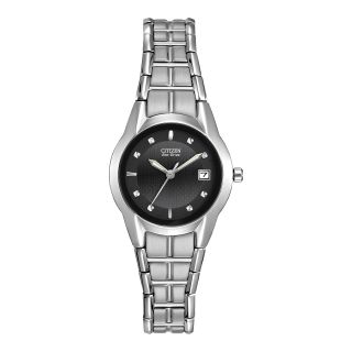 Citizen Eco Drive Womens Stainless Steel Watch EW1410 50E