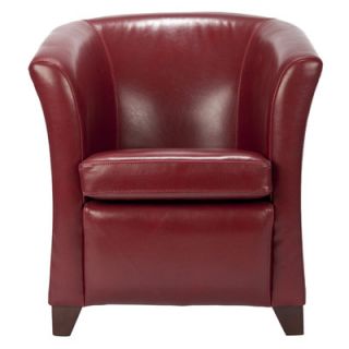 Safavieh Audrey Barrel Chair HUD8204A Finish Cherry