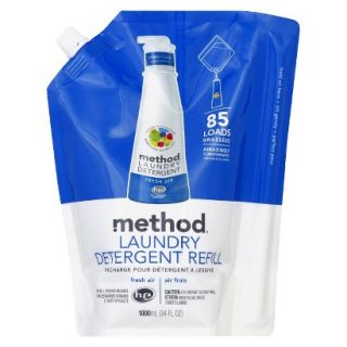 Method Fresh Air High Efficiency Laundry Detergent Refill 32 oz