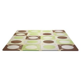 Playspot Foam Floor Tiles   Green/Brown by Skip Hop