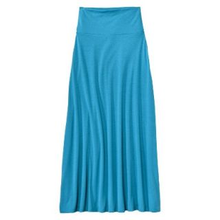 Mossimo Supply Co. Juniors Foldover Maxi Skirt   Portal Blue M(7 9)