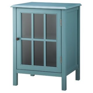 Accent Table Threshold™ Windham One Door Accent Cabinet   Teal