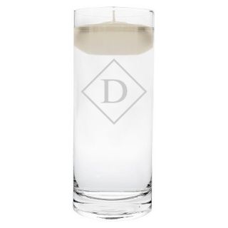 Diamond Initial Floating Unity Candle D