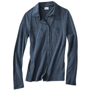 Mossimo Supply Co. Juniors Knit Equipment Shirt   Banner Blue XL(15 17)