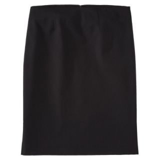 Merona Womens Plus Size Classic Pencil Skirt   Black 24W