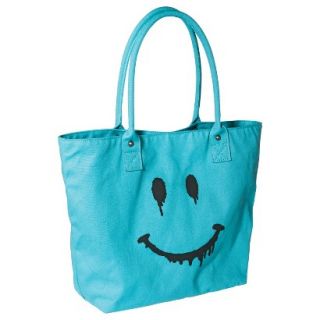 Mossimo Supply Co. Smiley Face Tote Handbag   Blue