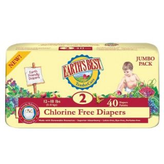 Earths Best Tender Care Diapers   Size 2 (160 Count)