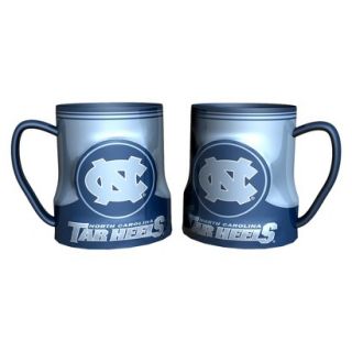 Boelter Brands NCAA 2 Pack North Carolina Tar Heels Game Time Coffee Mug   Blue