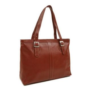 Womens Piel Leather Ladies Laptop Tote 2761 Red Leather
