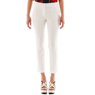 Ankle Pants, White, Womens