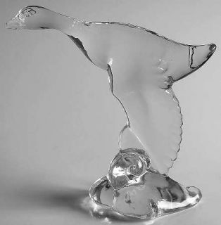 Heisey Heisey Animals & Figurines Wings Down, Clear Mallard   Crystal Figurines