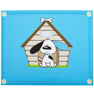 Playful Puppy Blue Activity Placemats