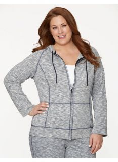Lane Bryant Plus Size Hoodie with convertible sleeves     Womens Size 18/20,