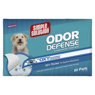 Simple Solution Odor Defense Floor Protection Pads 80 ct