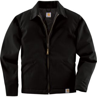 Carhartt Twill Work Jacket   Black, Medium, Model J293
