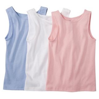 Fruit Of The Loom Girls 3 pack Cami Tanks   Assorted Colors L