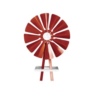 Outdoor Water Solutions Ornamental Backyard Windmill   11ft.6 Inch H, Red/White