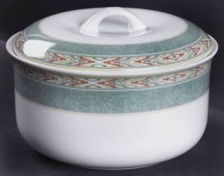 Wedgwood Aztec 2 Qt Round Covered Casserole, Fine China Dinnerware   Home Collec