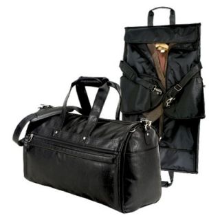 G. Pacific FAA Carry On Approved Duffel Garment Bag   Black