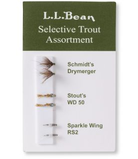 Six Pack Fly Selection, Selective Trout