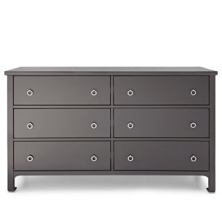 HAPPY CHIC BY JONATHAN ADLER Crescent Heights 6 Drawer Dresser, Gray
