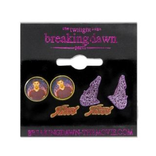 Breaking Dawn   Earrings 3 pack of earrings Team Jacob with Wolves