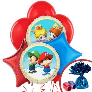 Super Mario Bros. Babies Balloon Bouquet